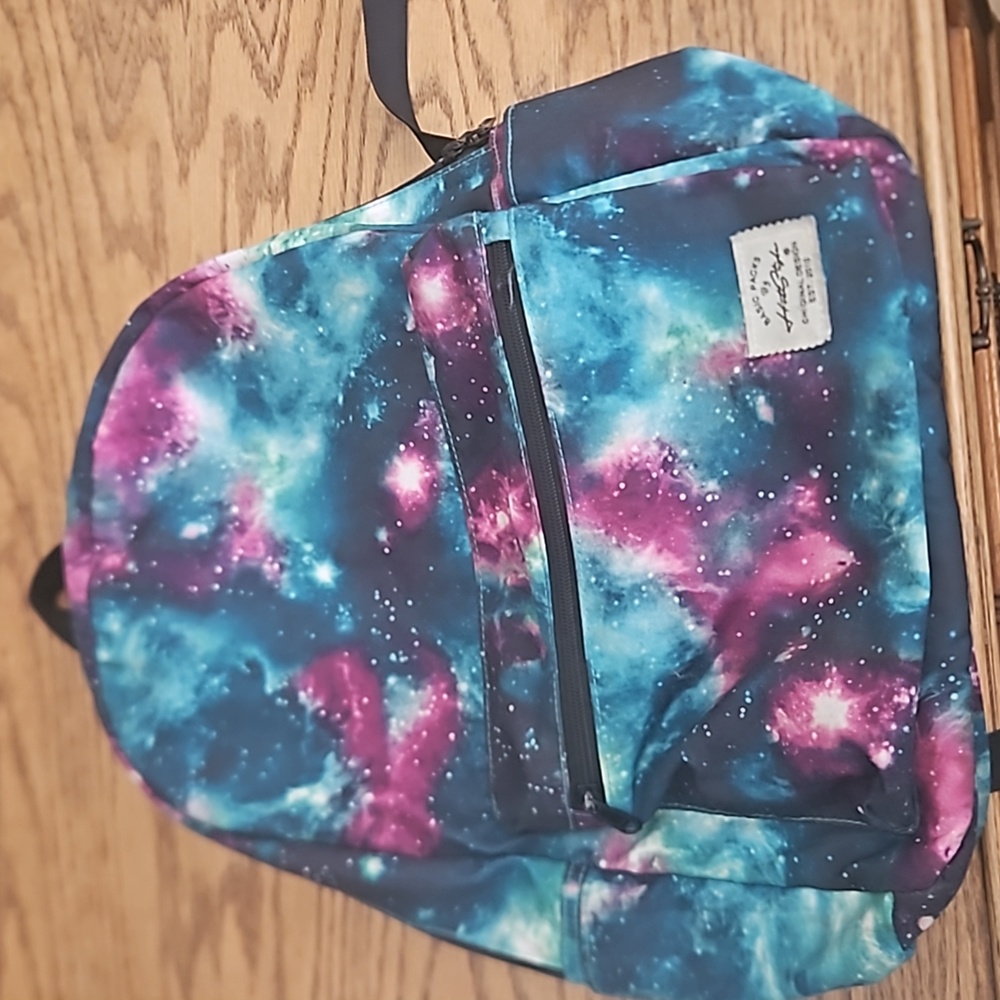 HotStyle Trendmax Teal/Purple Galaxy Backpack